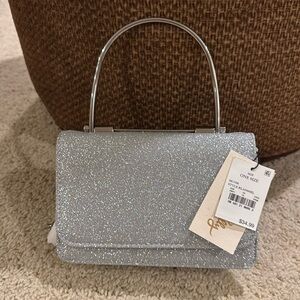 Estee & Lilly Silver Purse